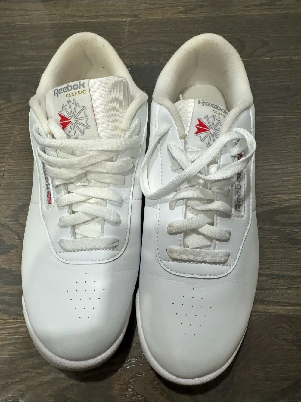 Reebok Classic Women’s White Leather Sneakers